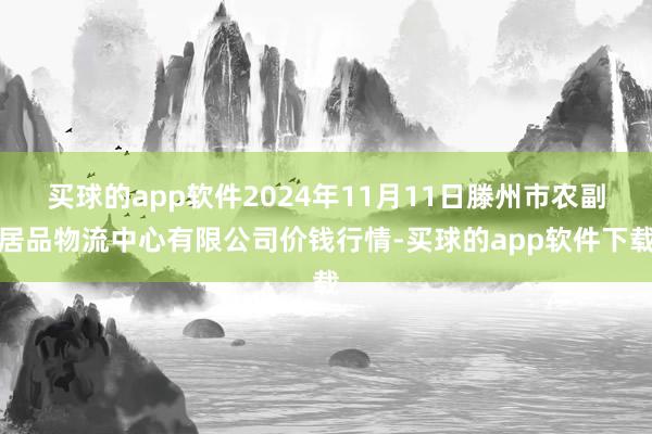 买球的app软件2024年11月11日滕州市农副居品物流中心有限公司价钱行情-买球的app软件下载