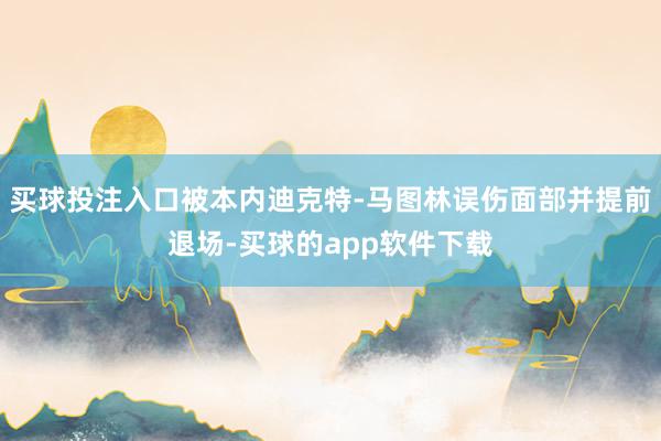 买球投注入口被本内迪克特-马图林误伤面部并提前退场-买球的app软件下载