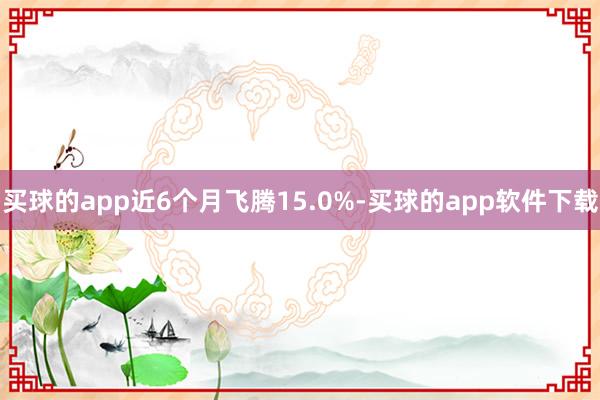 买球的app近6个月飞腾15.0%-买球的app软件下载