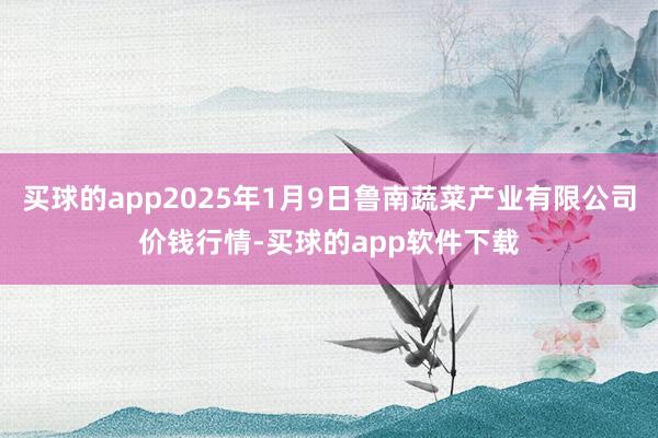 买球的app2025年1月9日鲁南蔬菜产业有限公司价钱行情-买球的app软件下载