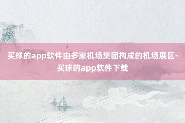 买球的app软件由多家机场集团构成的机场展区-买球的app软件下载