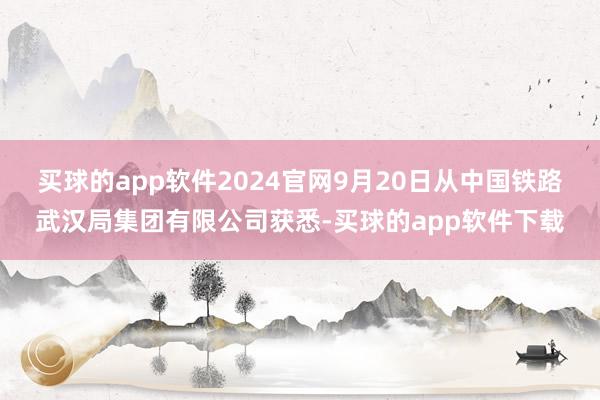 买球的app软件2024官网9月20日从中国铁路武汉局集团有限公司获悉-买球的app软件下载